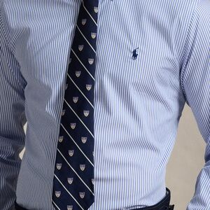 Polo by Ralph Lauren Blue Striped Men's Shirt